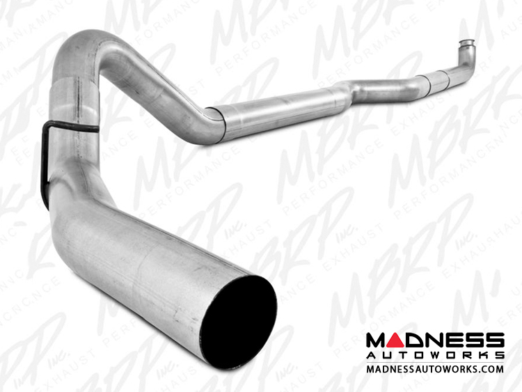 Ford 7.3l F 250/ 350 by MBRP Exhaust Systems -  4" Straight Pipe Turbo Back Exhaust - No Muffler